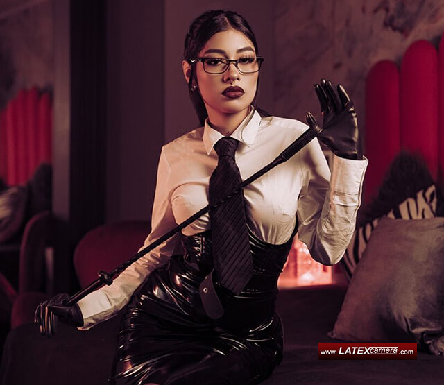 latexcamera Domme in Headmistress cosplay Headmistress cosplay